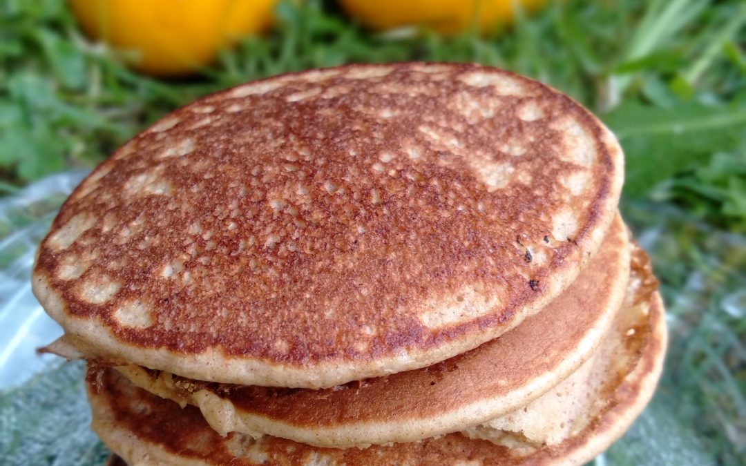 cinnamon and lemon pancakes